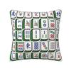 Mahjong Tile Pattern Cushion Cover X Cm Polyester Velvet Throw Pillow Case For Sofa Car Seat Decoration Bedding Pillowcase