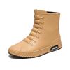 Rain Boots For Men Women Summer Casual Mid-calf Waterproof Shoes Winter Lining With Fleece Warm Anti-slip Wear-resistant Outdoor