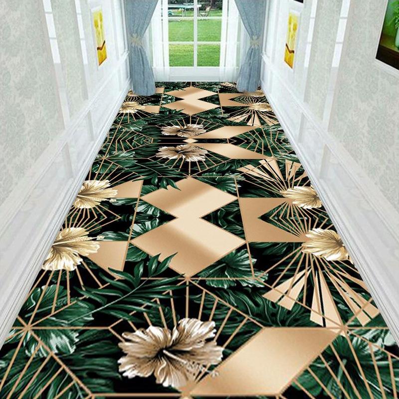 Kreativer 3D-Gartenblumenteppich für Wohnzimmer, Schlafzimmer, Bodenmatte, moderner Blumendruck, Flurteppich, Bodentürmatte