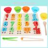Wooden Number Bead Sorting Board Educational Toy For Toddlers Learning And Cognitive Development