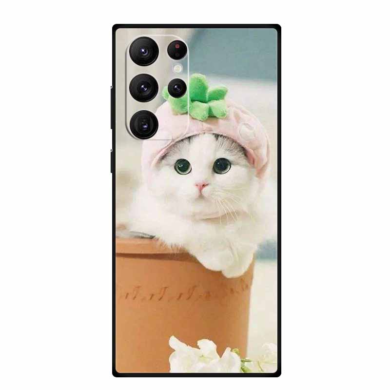 For Samsung S25 Ultra 5G Cases S25 Plus Wolf Lion Soft TPU Silicone Phone Case for Samsung Galaxy S25 5G Back Cover S25+ Painted