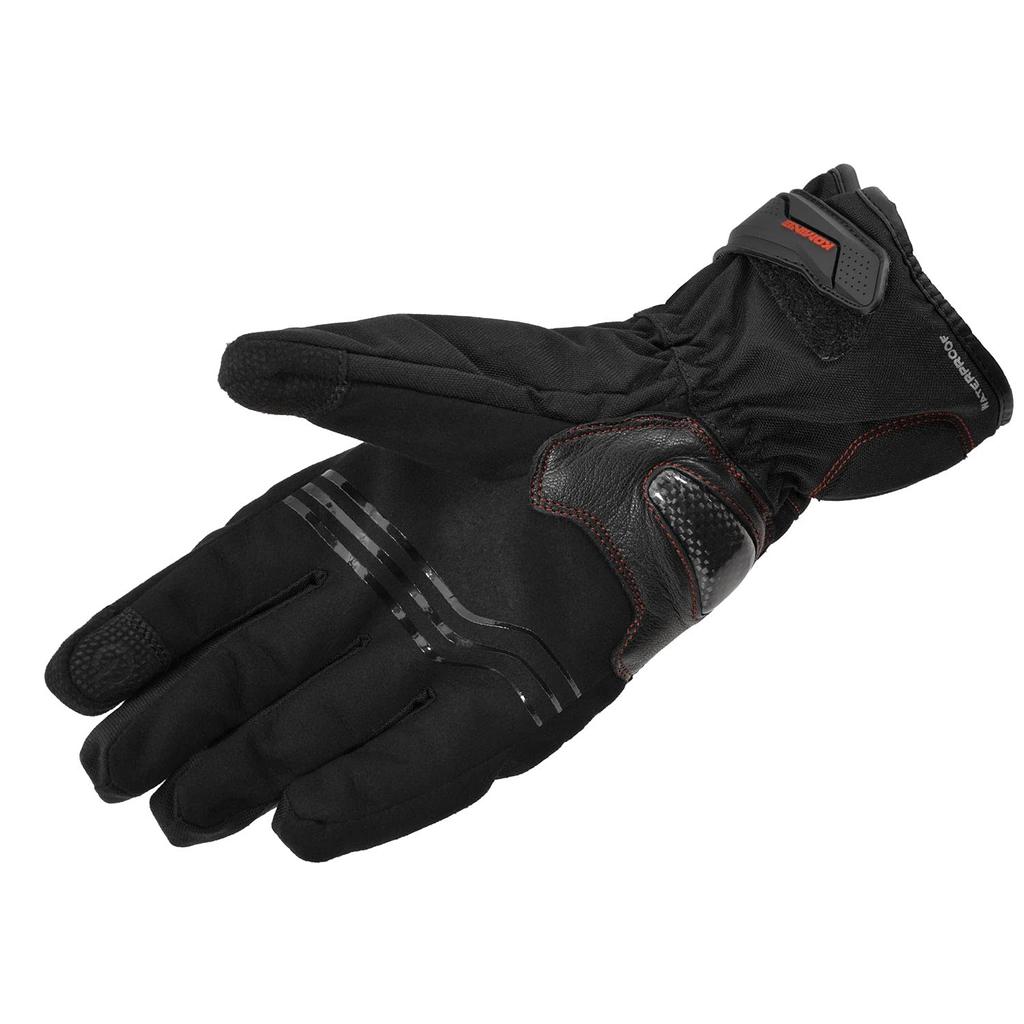 Komine Motorcycle Gloves Protective Winter XL GK-846 Gloves, Black/Red,