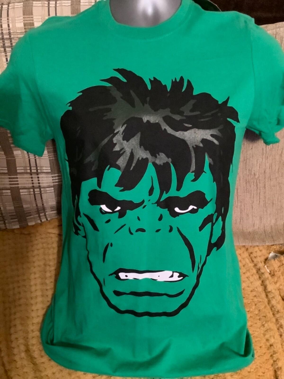 ** The Hulk Angry Face T-shirt Marvel Official Licensed ** XXXXL