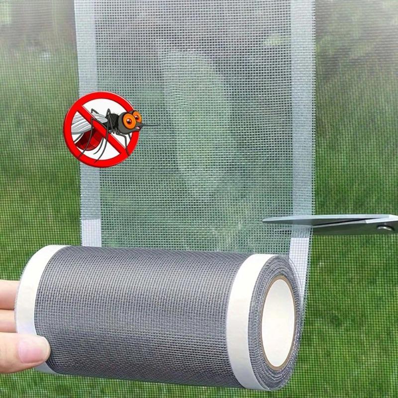 1-20Rolls Self Adhesive Screen Repair Tape Mosquito Net Patch for Window Hole Tear Leak Fixing Sticker DIY Mesh Repair Tool