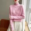 Three-Dimensional Cable Knit Pure Wool Sweater – Autumn/Winter Essential for Warmth & Style