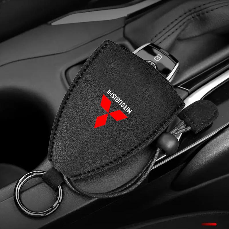 Car Key Chain Storage Bag Split Car Key Case Key Case For Mitsubishi Lancer 9 Ex Evo ASX L200 Colt Pajero Sport