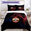 CSKA Moscow Pattern Printed 3PCS Bedding Set Soft Skin-Friendly Washable Duvet Cover & Pillowcases Set All Season Bedroom