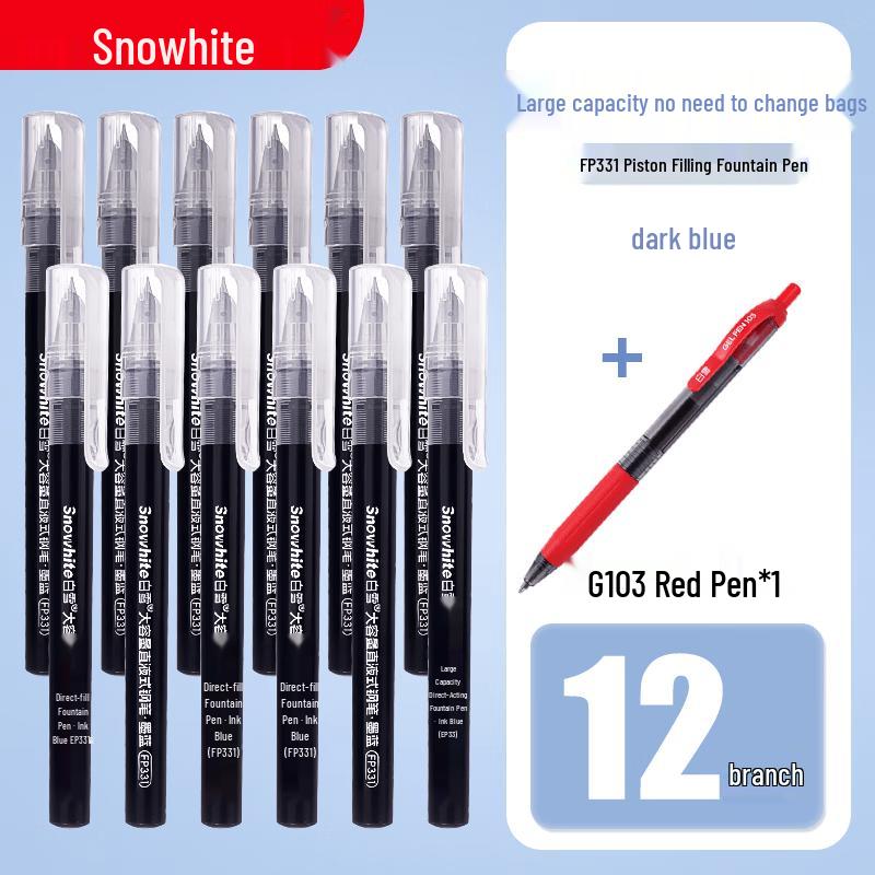 Snowhite FP331 Direct Liquid Ink Fountain Pen with EF Nib