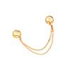 4 Pcs Magnetic Clothing Clips Multi-Function Pinless Brooch Shawl Clips Strong Magnetic Buckle with Chain for Clothes Slimming Accessories