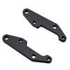 HRuizq Back Step Adjuster Step Offset Plate for Honda CB650R CBR650R All Years (Black)