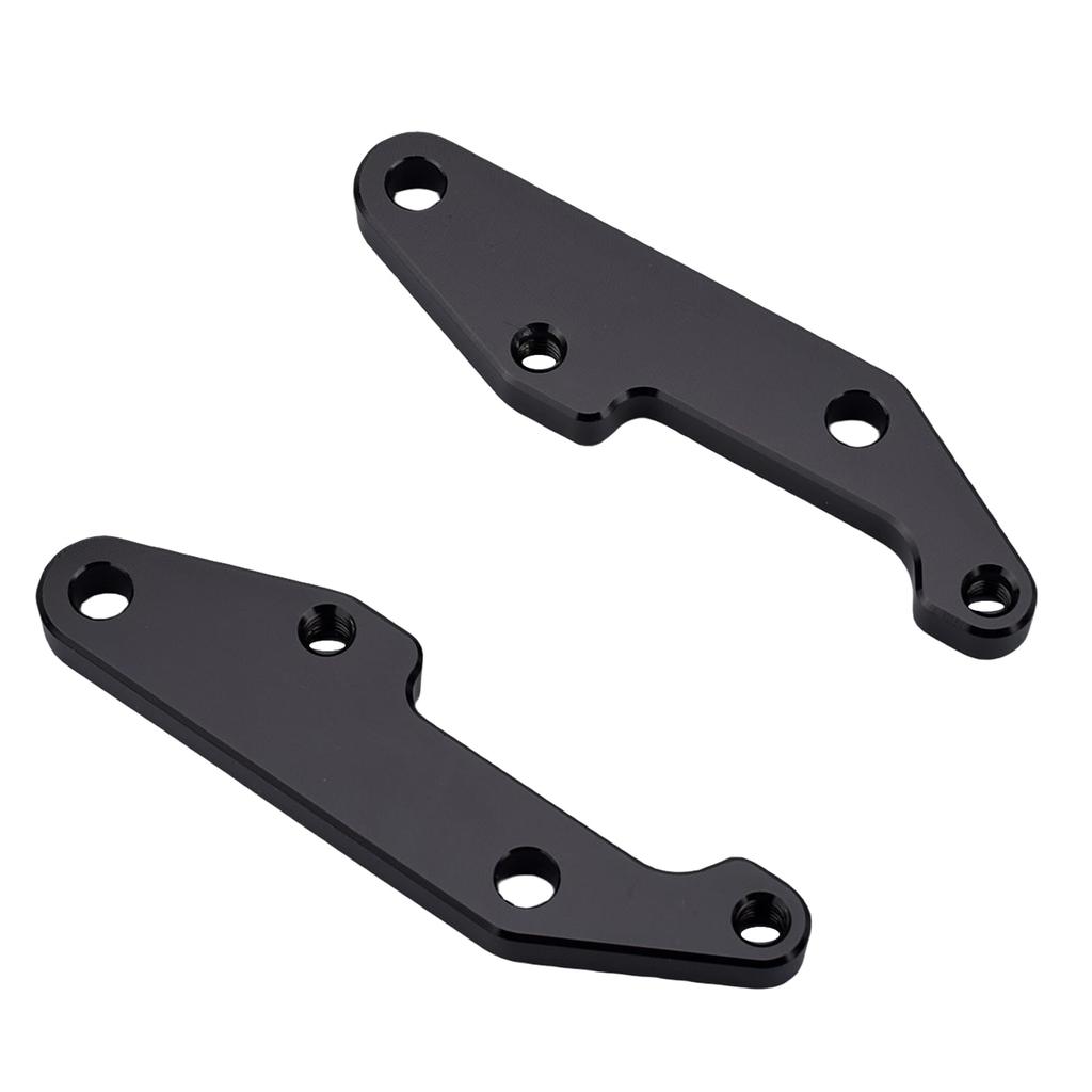 HRuizq Back Step Adjuster Step Offset Plate for Honda CB650R CBR650R All Years (Black)