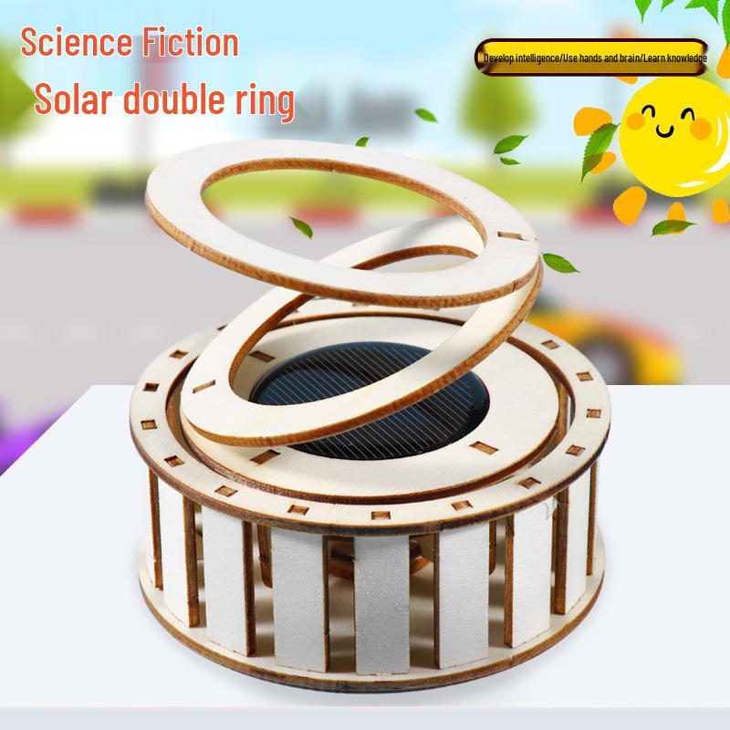 Solar Double Ring DIY Kit: Children s STEAM Science Experiment & Physics Teaching Aid See packaging