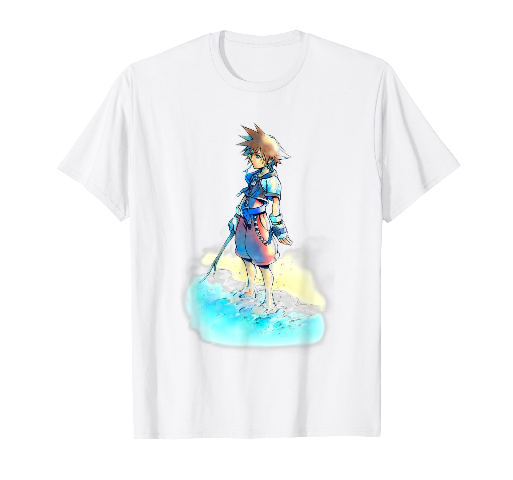 

Disney Kingdom Hearts Sora Beach Sketch T-shirt