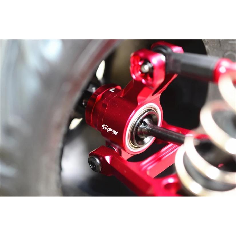 GPM Metal Rear Steering Cup Hub Steering Knuckles AR330404 ARA330830 for ARRMA 1/7 Big Rock 1/8 Kraton Notorious Outcast EXB 6S