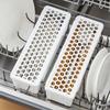 Hollow Out Dishwasher Tableware Cleaning Box Plastic Chopsticks Spoon Cleaning Box  Dishwasher