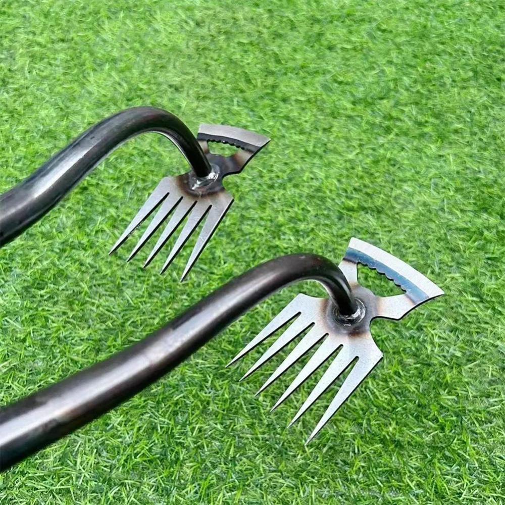 5/6/11 Tines Gardening Hand Weeder Tool Multifunctional Uprooting Weeding Tool Grass Root Removal Tool Gardening Supplies
