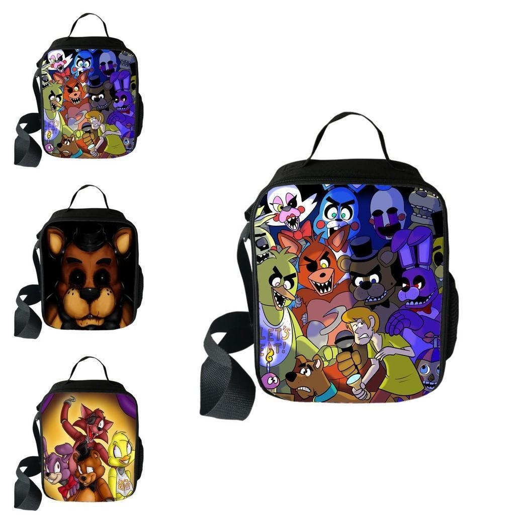 Cute And Functional Five Nights At Freddy's 3d Printed Insulated Lunch Bag For School