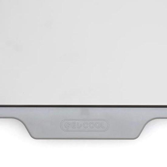 GEL-COOL Bento Babykost Kühlung Schnelle Kälteplatte Wärmeableitung Ca. B21T18H2cm Isoliert Zeitsparend Küchenartikel Hellgrau
