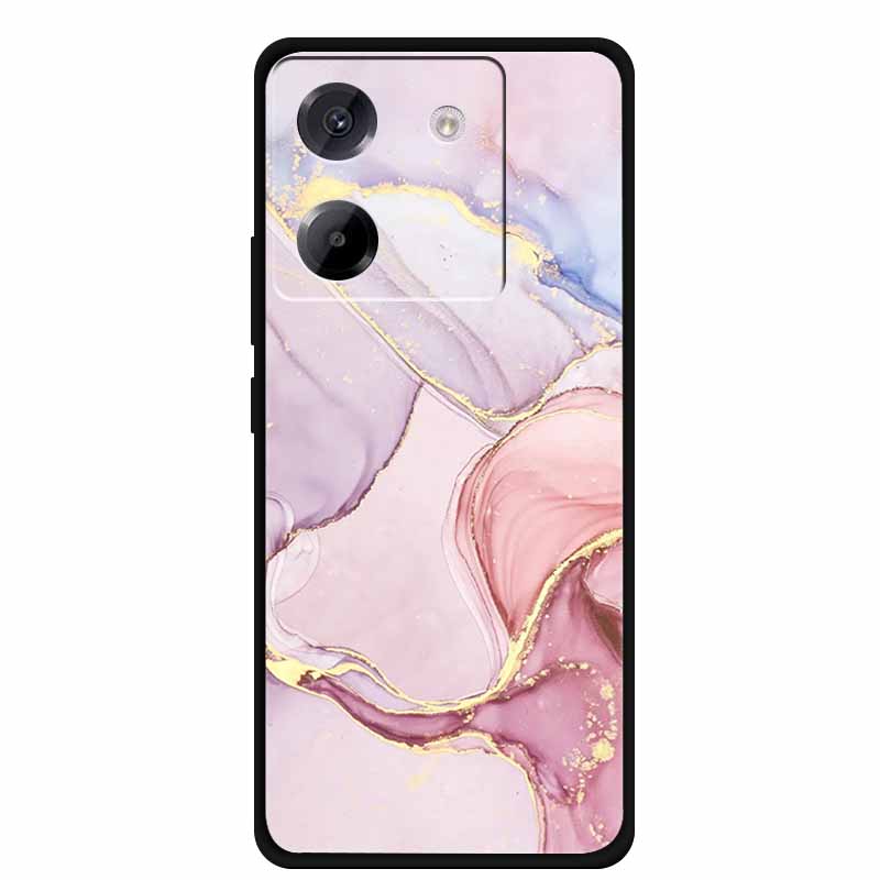 For Poco M7 Pro Phone Case TPU Soft Back Cover for Xiaomi Poco M 7 Pro 5G M7pro Silicone Funda Protector Floral Patterns Capa