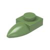 10PCS 49668 Unilateral Sharp Corner Building Block Moc Color Teeth Accessories Compatible with Brick Children Toy