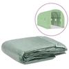 Couverture de remplacement de serre - Vert - 200x450x200 cm - 6 fenêtres - 1 porte - PE