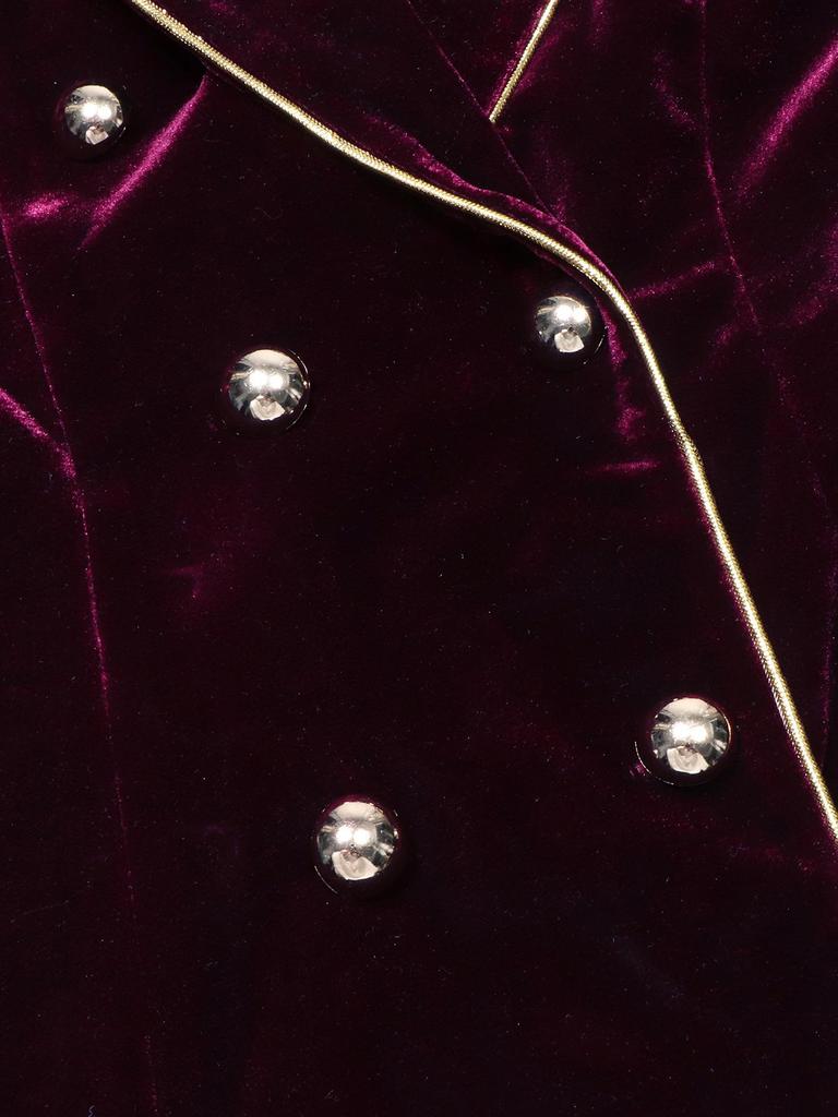 European-American Women's Slim Double-Breasted Color Block Evening Suit - Spring/Summer Collection