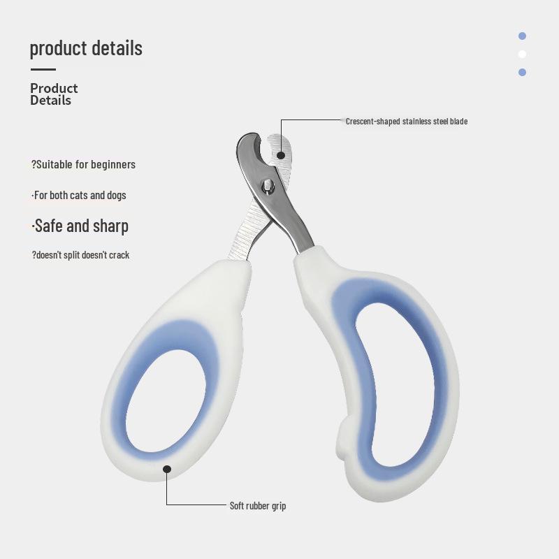 Universal Kitten Nail Clippers - Anti-Scratch Novice Tool for Small Pets