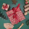 Santa Claus Kraft Paper Xmas Tree Christmas Decoration Gift Wrapping Paper Scrapbook Party Supplies