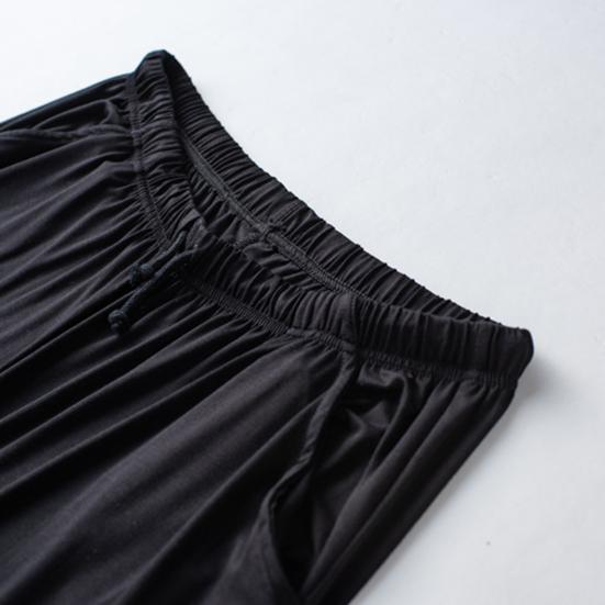Modal Summer Pajama Shorts Stay Cool Comfortable Solid Color All-match Drawstring Shorts Men Accessories