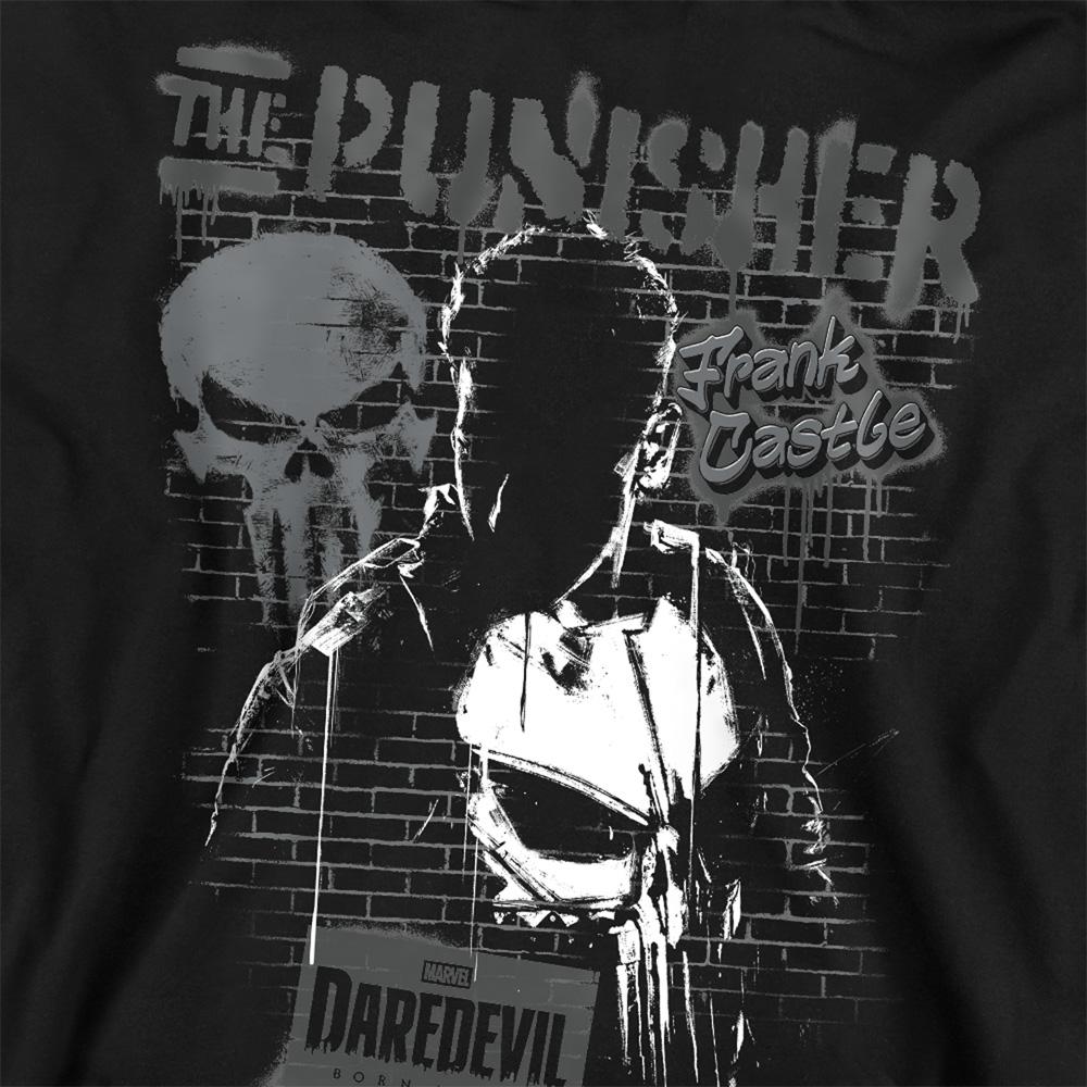 Daredevil Unisex Adult Born Again Punisher Graffiti Sweatshirt