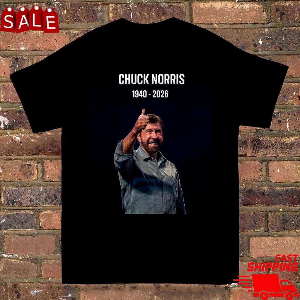 Heißes Neues Klassisches Chuck Norris Nachdruck T-Shirt Unisex Baumwolle S-4XL