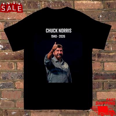 Heißes Neues Klassisches Chuck Norris Nachdruck T-Shirt Unisex Baumwolle S-4XL