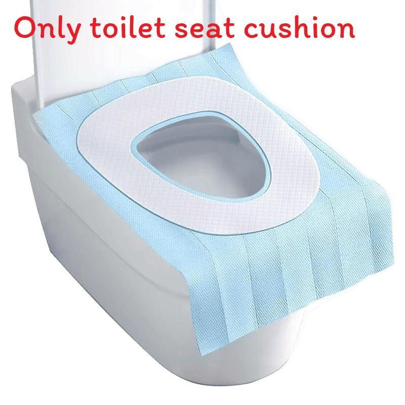 Одноразовая водонепроницаемая утолщенная крышка для унитаза для весенне-летнего сезона Семейный туалет 1Pcs