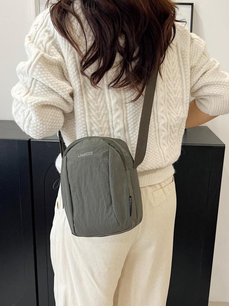 2025 Women's Trendy Nylon Crossbody Backpack: Summer Shoulder Bag, Phone & Chest Bag for Couples
