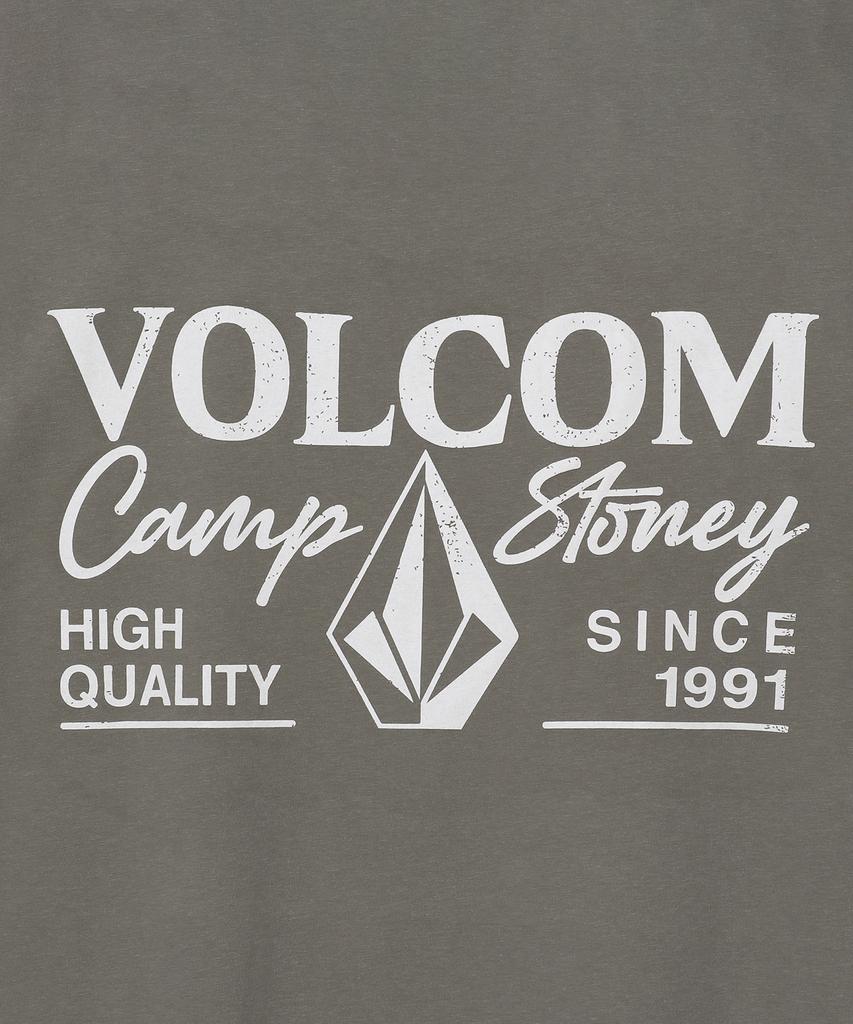 VOLCOM Camp Stoney Oversized Short Sleeve Tee (Light Khaki)