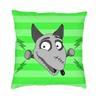Tim Burton Horror Movie Sparkly Cushion Covers x Velvet Frankenweenie Throw Pillow Case for Sofa Car Square Pillowcase