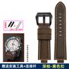 Genuine Leather Watch Strap 24*16mm For Timex Tide T2n739 T2n720 T2n721 T45601 T2p141 Series Watchband Men's Watch Accessories