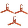 3 Pcs Aluminum Alloy Folding Hanger Non Slip Windproof Hook Multifunction Hanger Compact Heavy Duty Travel Hangers Home Use