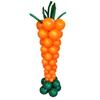 60Pcs/Set Easter Balloon Inflatable Bright Color DIY Carrot Latex Ballon Festival Party Decoration Scene Layout Prop