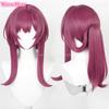 Hohe Qualität Kafka Synthetik Perücke Spiel HSR 43cm Lang Rose Lila Cosplay Anime Perücke Hitzebeständig Halloween Party Perücken + Perückenkappe