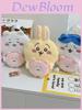 Chiikawa Usagi Plush Mini Backpack With Zipper Closure For Daily Casual Use