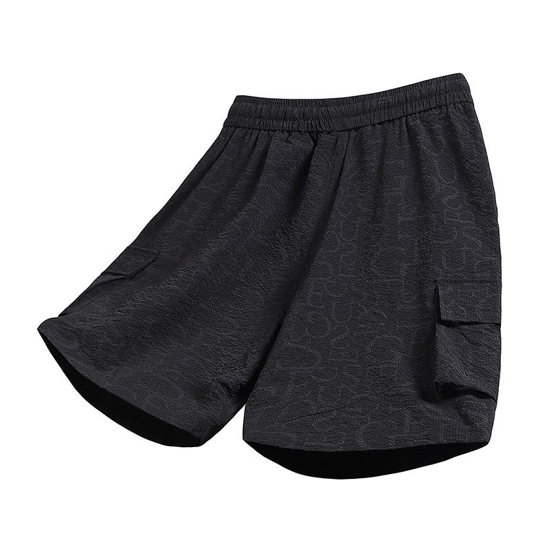 Pantaloni scurți sport pentru bărbați, Pantaloni casual subțiri de vară pentru bărbați, Pantaloni scurți cu uscare rapidă, Pantaloni de cinci sferturi