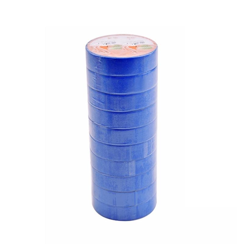 10 Roll Electrical Insulation Tape High Temperature Resistant PVC Insulating Tape for Wire Cable Splices Easy to Use