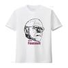 Michel Foucault Kunstdruck Nachdenklich machendes T-Shirt für Männer und Frauen Vintage gewaschenes Oberteil für den Alltag Lässig Vielseitig