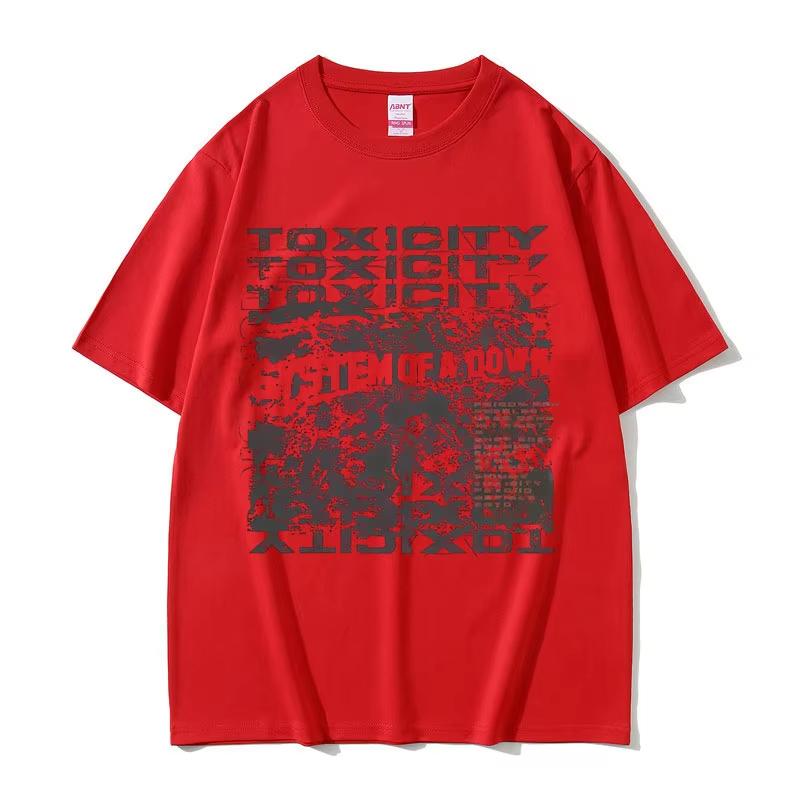 

System of A Down Toxicity Album Graphic T-shirt Unisex Women Clothing Rock Alternative Metal T Shirts Unisex s 90s Vintage Streetwear 4XL
