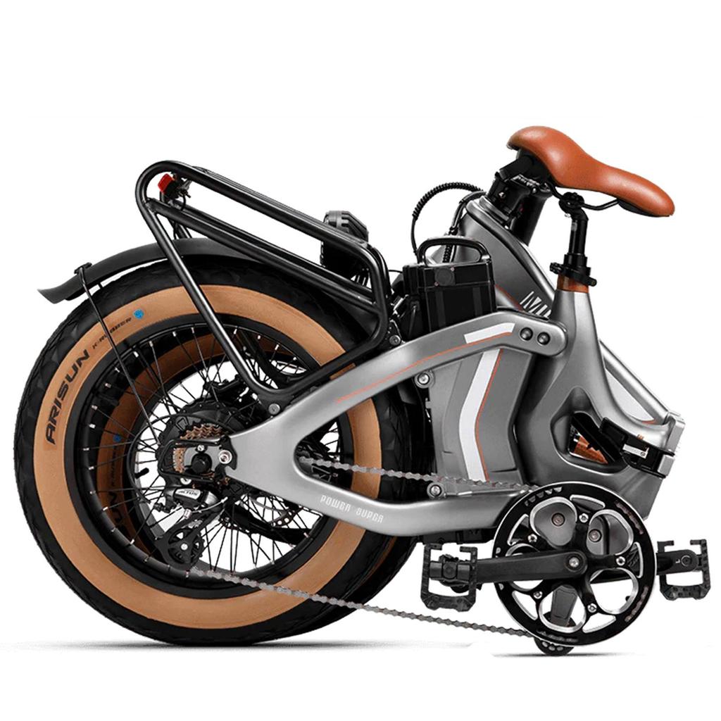 Electric Bicycle Foldable MIHOGO 20" 1000W Motor Top Speed 40Km/h 48V 29AH Max Range 268Km Load 120Kg 7 Speed ONE