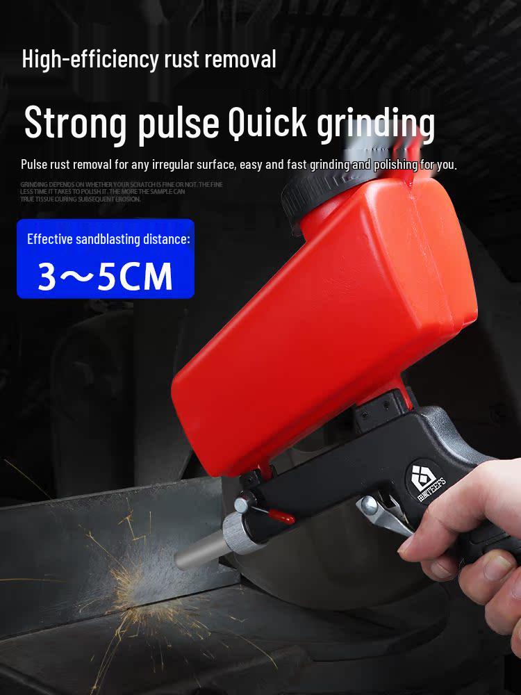 Tianfeng Handheld Pneumatic Sandblasting Gun - Rust Remover & Metal Refurbisher
