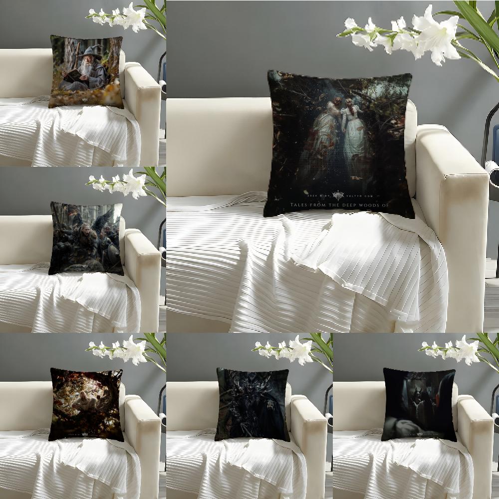 Anime Movie D-Dark Elf Fantasy Pillow Case Linen Pillow Case Sofa Home Decor Cushion Cover Cushion Cove
