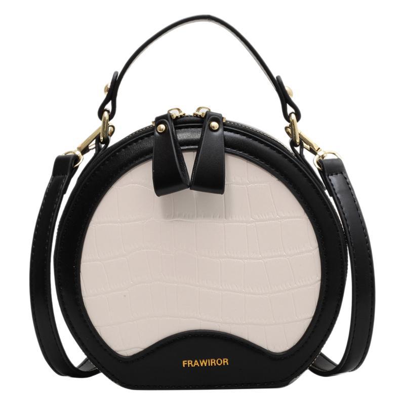 High texture retro shoulder messenger bag 2025 personalized foreign style bag ins Internet celebrity Korean version small square bag