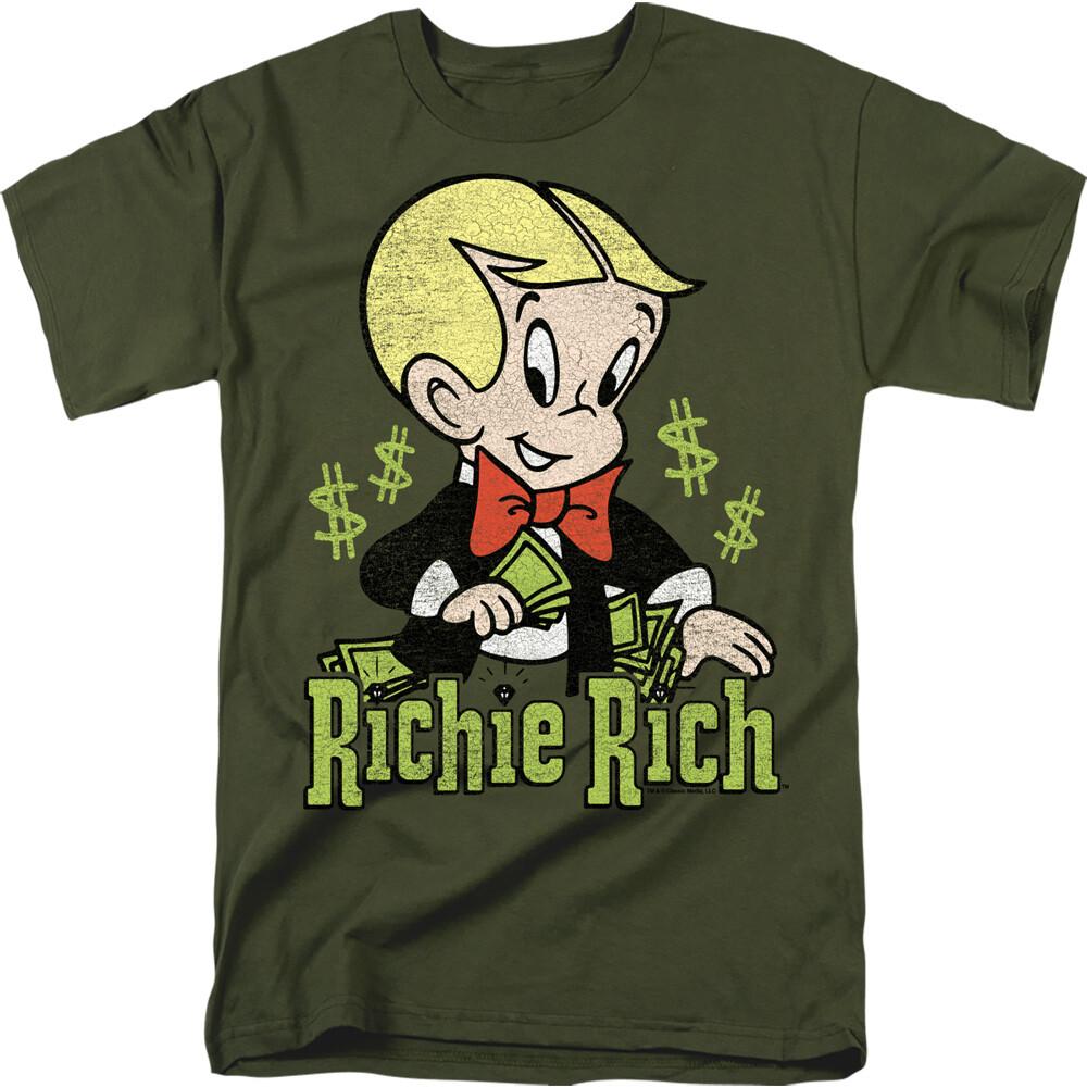 Richie Rich Rich Logo Licensed Adult T-Shirt XXXXL